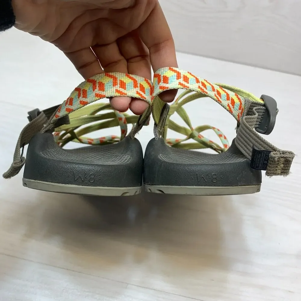 Chaco ZX/2 Classic Hiking Sandal Womens Size 8 Prism Yellow Sport Water Athletic